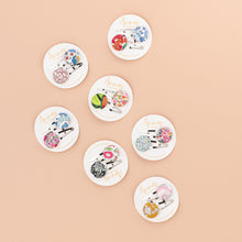 AA08 Button Clip Set - Liberty Print