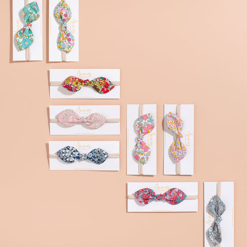 AA02 Berlin Baby Bow* - Liberty Print - SALE $4.95
