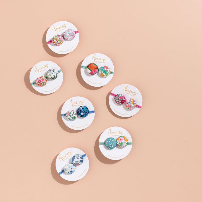 AA05 Button Bobble Set - Liberty Print