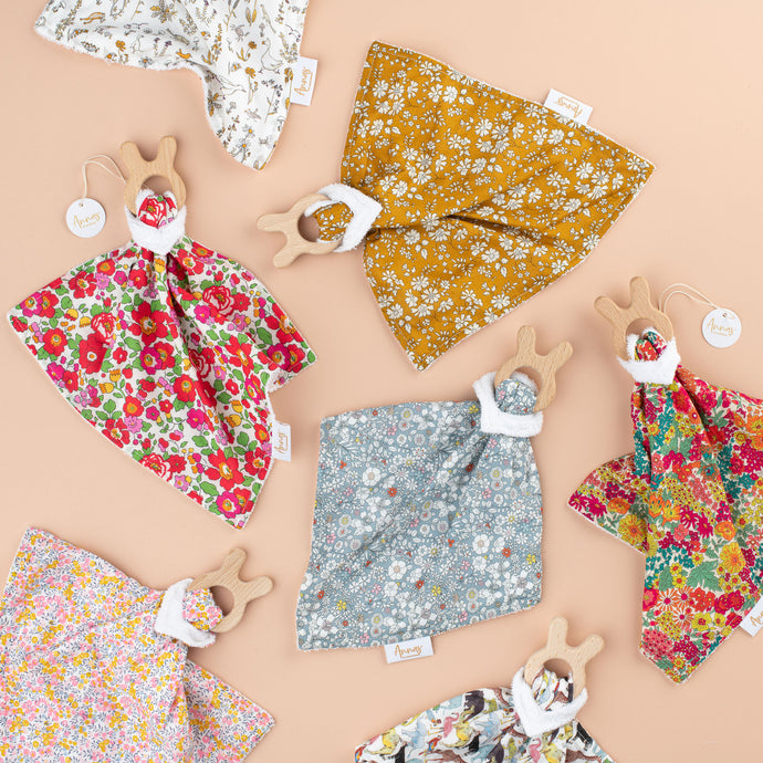 AB03 Comforter/Teether - Liberty Print