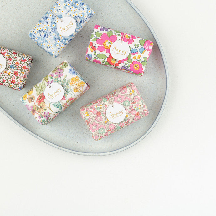 AOA04 Liberty Fabric Wrapped Soap